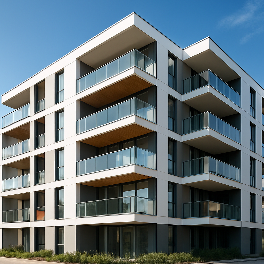Complesso residenziale - nuova costruzione a Bergamo.